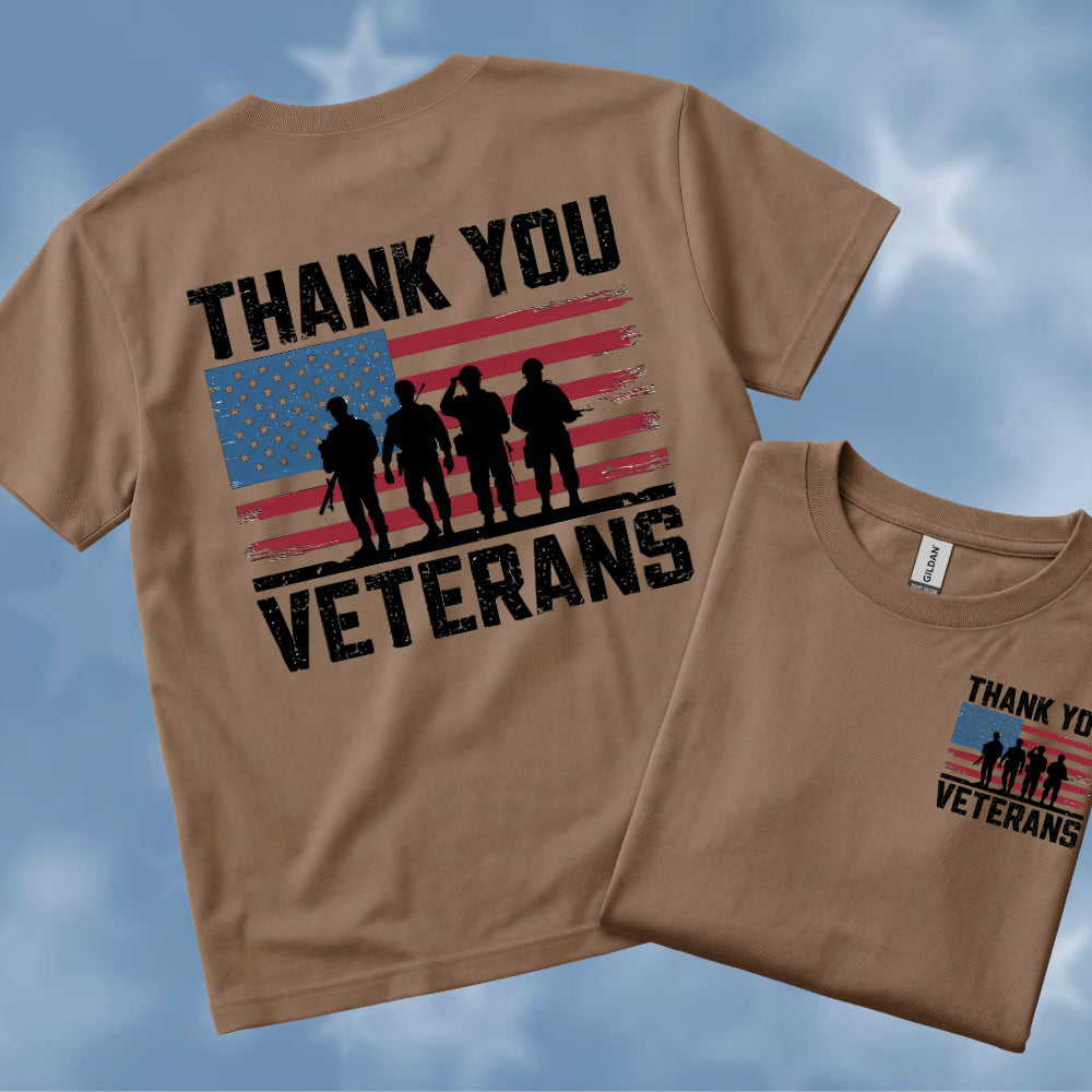 Thank You Veterans Flag Tee