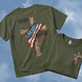 Stand For the Flag Kneel For The Cross Tee
